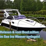 アパート Huettendorf Fuer Euch Alleine - Gefuehrter Yachtausflug Nach Prieros Inclusive! Nur 3 Minuten Zum Badesee Fahrraeder Kostenlos Vorhanden